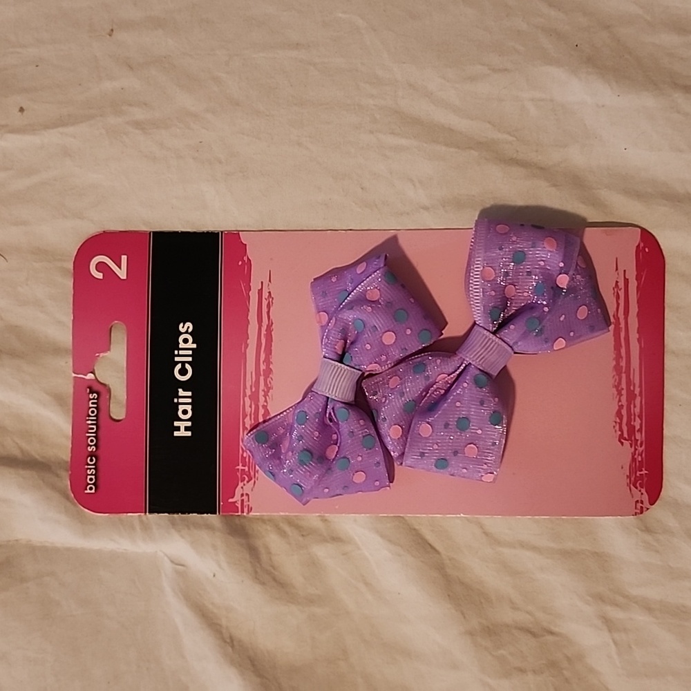 4 For $20. Dog hair clips bows